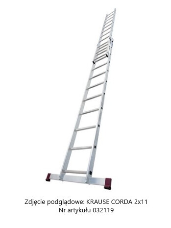 KRAUSE CORDA drabina rozsuwana 2x8